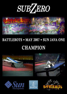 BattleBots Sun Java One Conference May 2007 Card